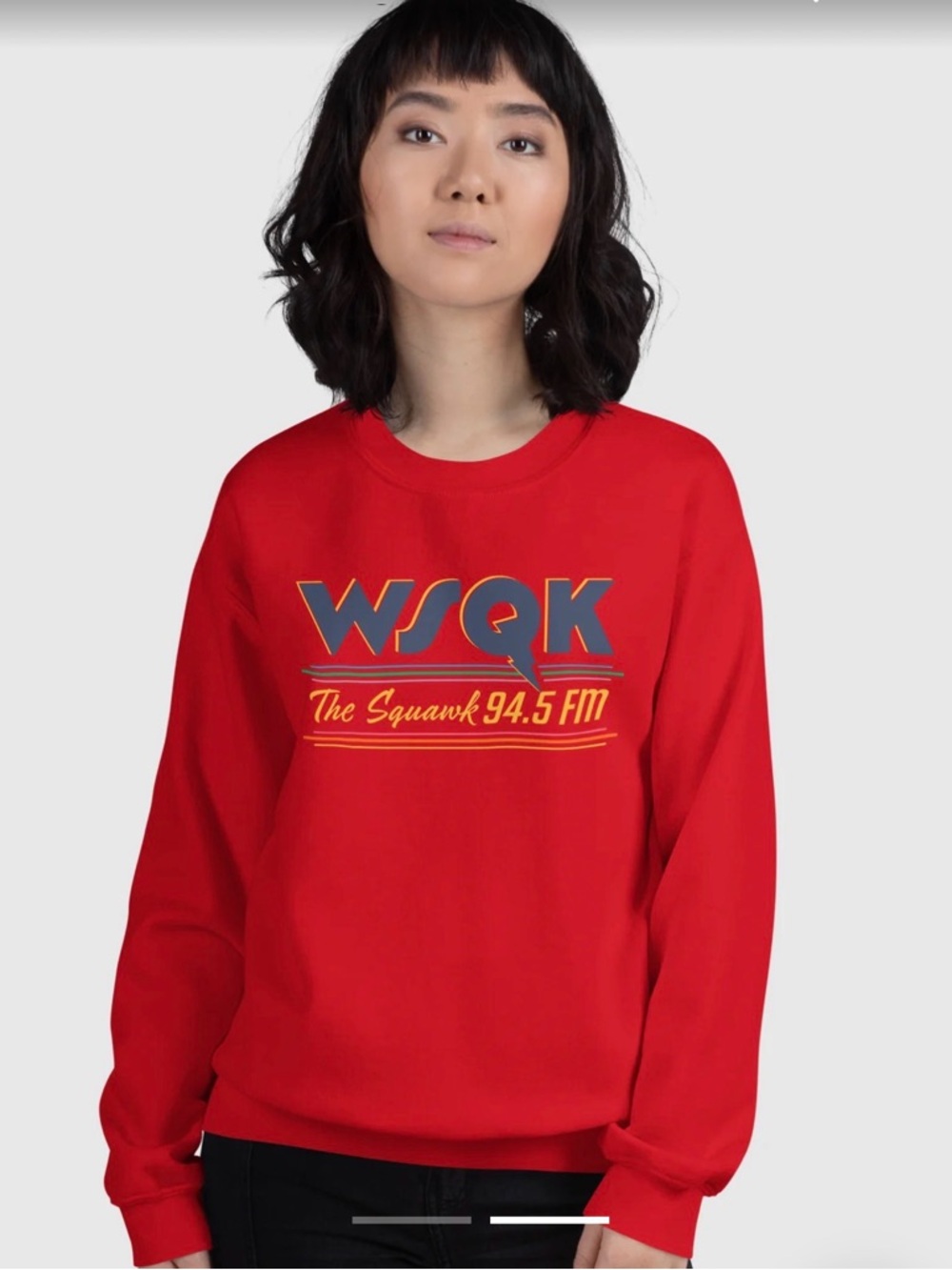 Netflix Stranger Things Red Graphic Crewneck